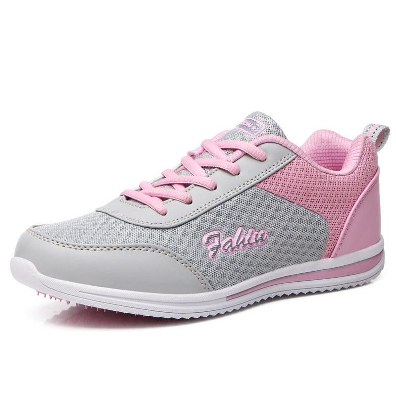 Fashion 2024 New Fashion Sneakers For Women Breathable Trainers Outdoor Women Sneakers Mesh Fabric Lace Up Female Footwear Shoes Women