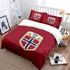 Norwegian emblem with shield. Bedding sets Duvet cover sets Duvet covers Pillowcases(1*Duvet Cover 2*Pillowcases without duvet insert)