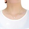 18K Gold Necklace with 8mm Akoya Pearl Pendant