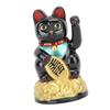 Орнамент «Счастливый кот» 4,5 дюйма, пластиковый, на батарейках, украшение «Приветствующий кота богатства» для дома, гостиницы, офиса, новоселья
