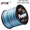 FTK 100M/300M/500M  PE Braided Line Fishing Line 18-45LB 0.16-0.35mm 8 Strand Multifilament PE Fishing Line