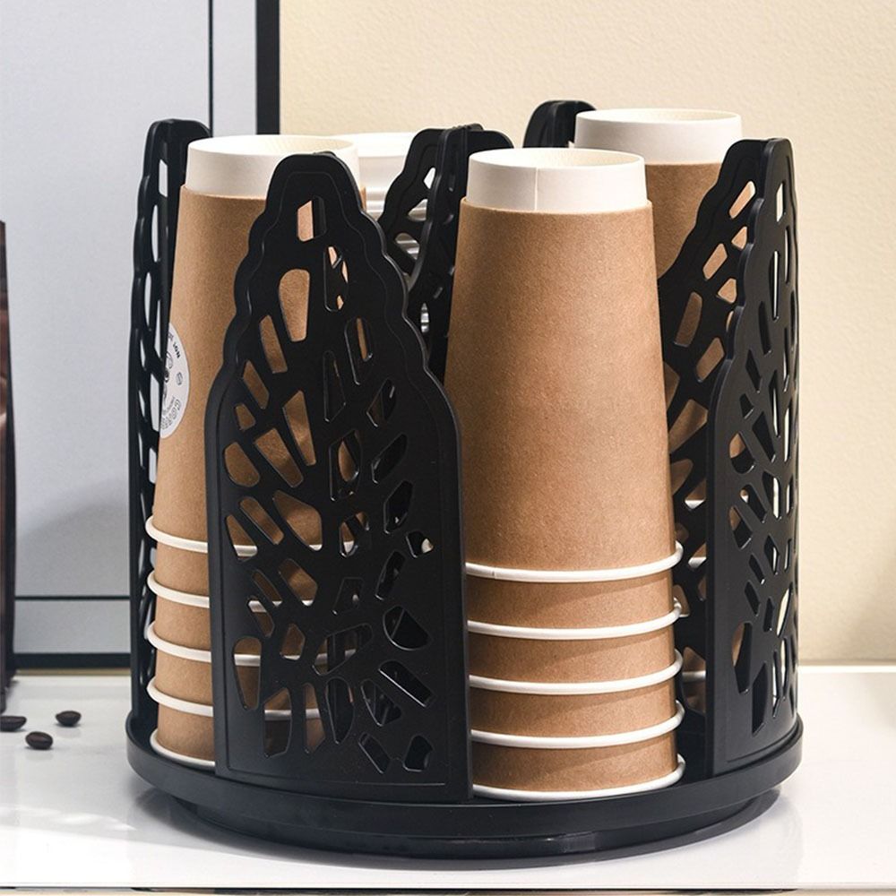 Detachable Cup Storage Rack 4in1 Paper Cup Holder Paper Cup Dispenser  Commercial Use