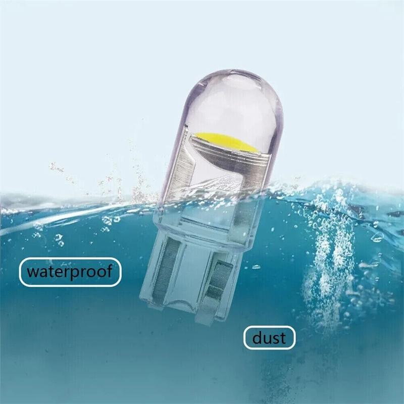 W5W Led T10 Car Light Cob Clear 6000K Auto Automobiles Motor License Plate Lamp Dome Light Reading Drl Bulb Style 12V