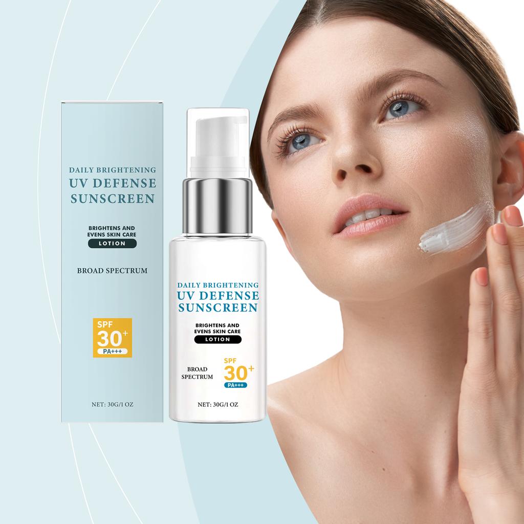 Осветляющий солнцезащитный крем усиливает блеск, увлажняет кожу, устойчив к УФ-излучению, солнцезащитный крем для лица и тела