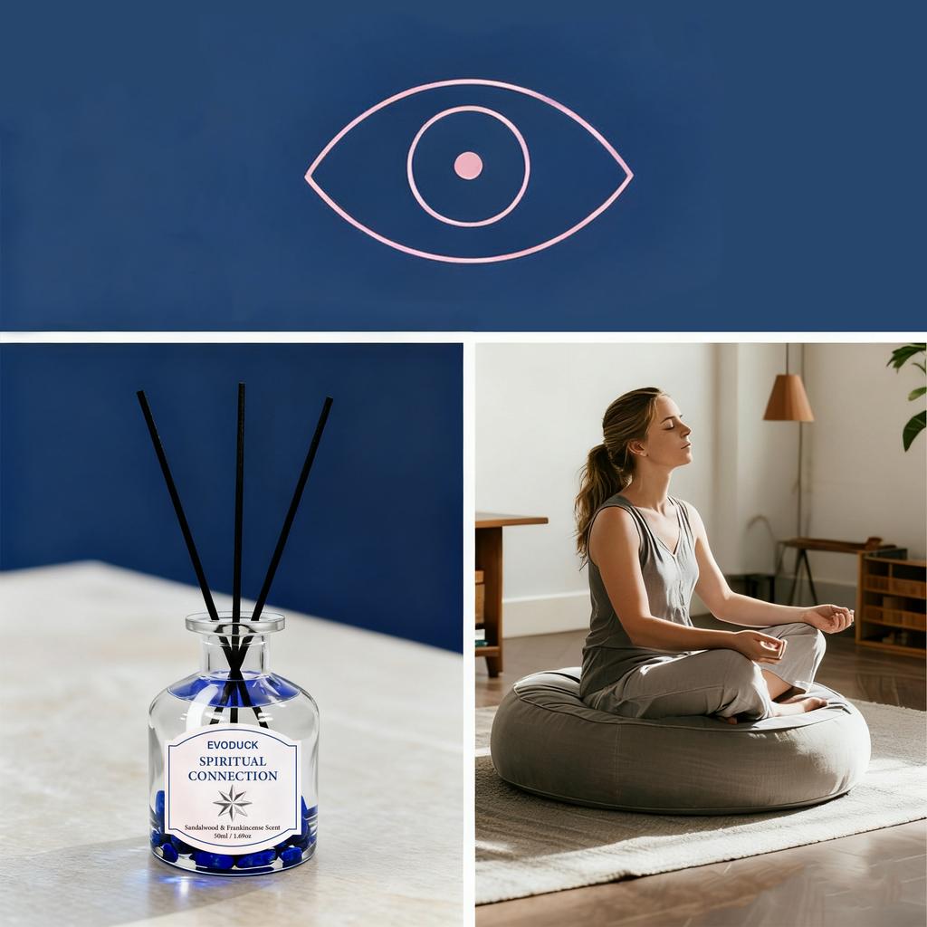 Беспламенный набор диффузора с ротанговыми палочками - Бутылка с эфирным маслом и ротанговые палочки | Освежитель воздуха для автомобиля, зимний рождественский подарок, подарок для женщины