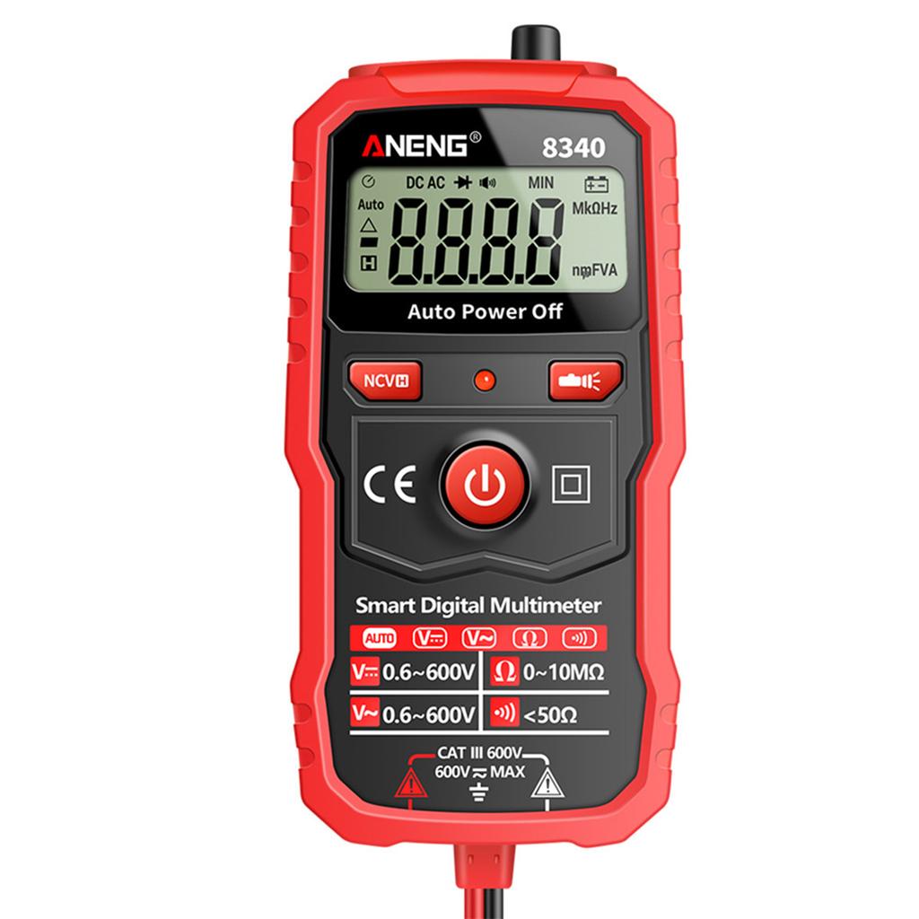 ANENG 8340 Smart Digital Multimeter Auto Recognition 1999 Counts Voltmeter Electric Test Pen with