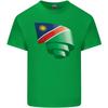 Curled Namibia Flag Namibian Day Football Unisexs Light Cotton TShirt