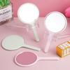 Прочное DIY Зеркало для макияжа Ручное Маленькое Круглое Ручное Зеркало Защита от падений С ручкой Портативное Зеркало Дом