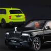 1/24 2025 Rolls Royce Внедорожник Cullinan Сплав Роскошный Модель Автомобиля Литье под Давлением Металлическая Игрушечная Машина Транспортные Средства Модель Звук Свет Симуляция Подарок для Детей