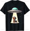 Dachshund Alien Ufo Unisex Unisex Kids Boys Girls Teens Tshirt Print On Deunisexd Streetwear Clothing Ropa Hombre