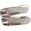 Fashion New Summer Women's Flats Sliver Boat Shoes Square Toe Slip On Flat Shoes for Woman Ballet Flats Comfortable Bow Women's Sandals
