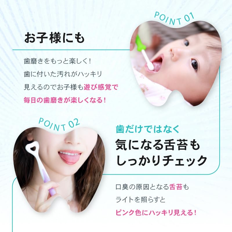 [Выявляйте скрытый налет с первого взгляда] OMNI Индикатор зубного налета (черный)