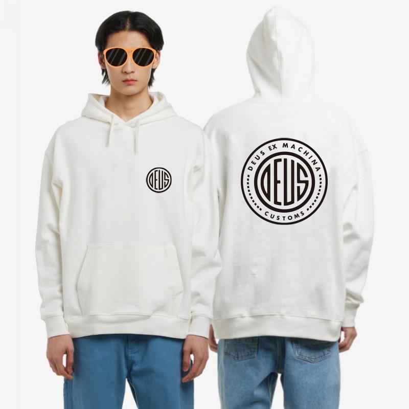Корейская версия Винтажные Толстовки с Длинным Рукавом Y2k DEUS EX MACHINA С Принтом Букв Свитшот с Круглым Вырезом Толстовка-Пуловер с Капюшоном