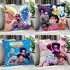 Cartoon Steven Universe Future Cushion Cover Cushion Cover Set 4Pcs 50X50 45X45 40X40 Pillowcase Decorative Sofa Home Decor