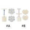 Hand-Pressure Moon Cake Mold Lion/Latches Shape Cookie Stamps Mooncake Makers