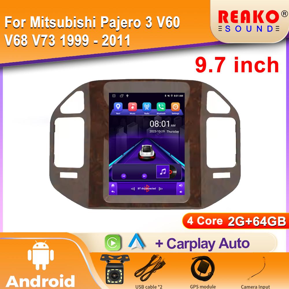 WIFI для Mitsubishi Pajero 3 V60 V68 V73 1999 - 2011 Android Auto Car Radio GPS Navigation Мультимедиа Стерео Carplay 2din DVD