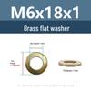 Yigu Durable Brass Flat Washers: M2-M12 Screws