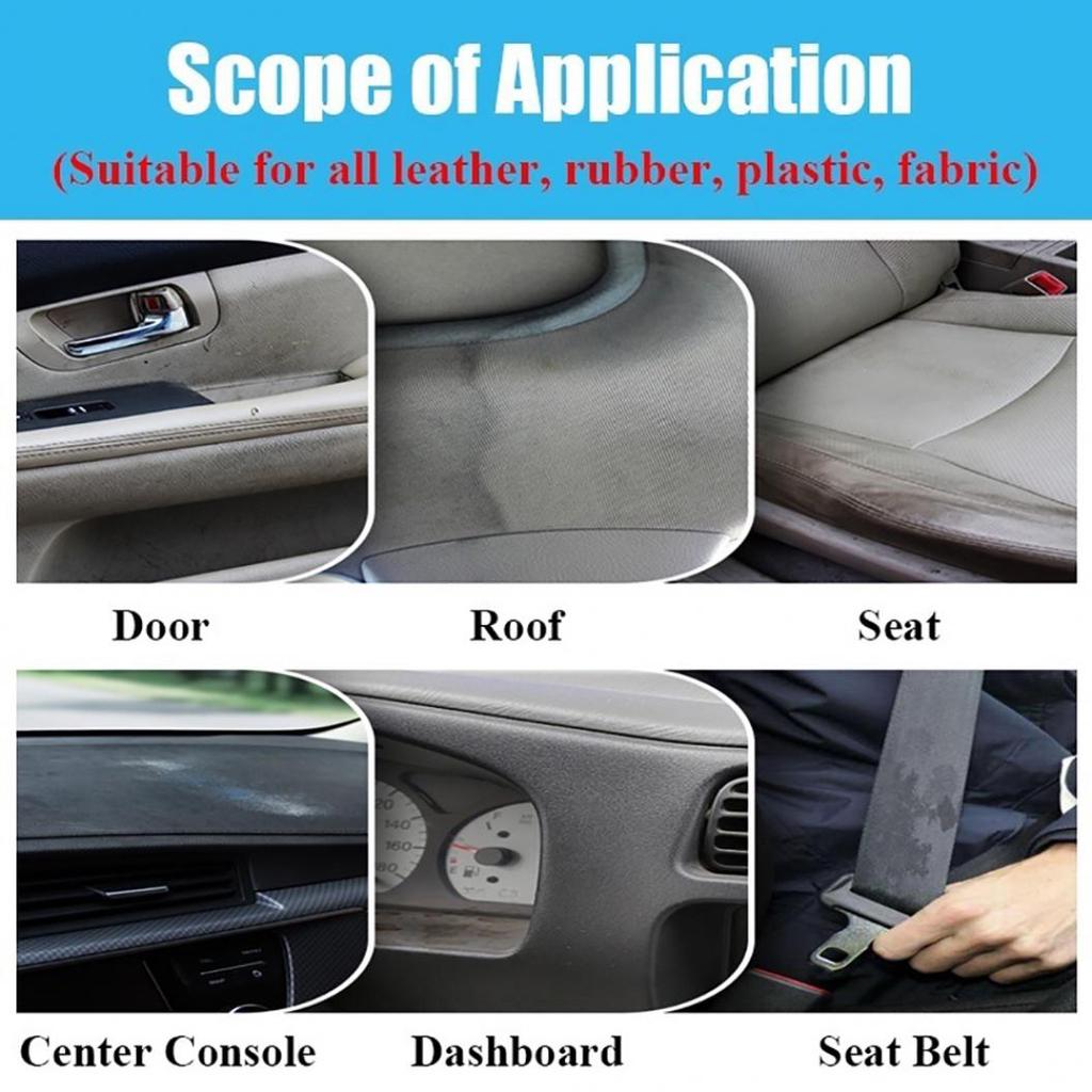 HGKJ-13 20ML Auto Car Interior Care Dashboard Leather Seat Cleaner Detergent