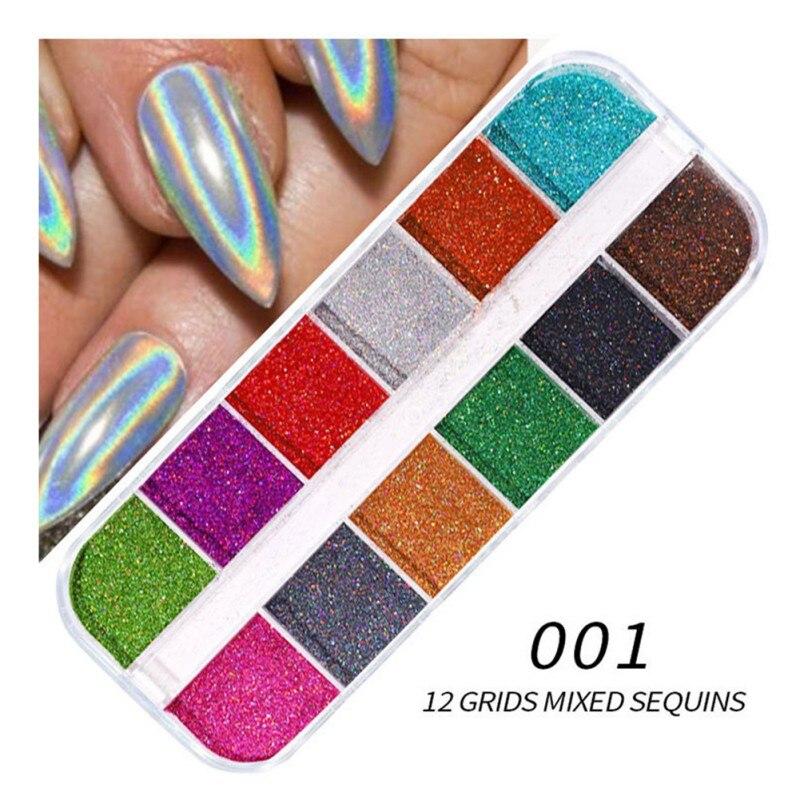 Блестки-пайетки для дизайна ногтей в форме сердца, Голографические пайетки для ногтей в форме сердца, Лазерные хлопья-блестки для дизайна ногтей в форме сердца