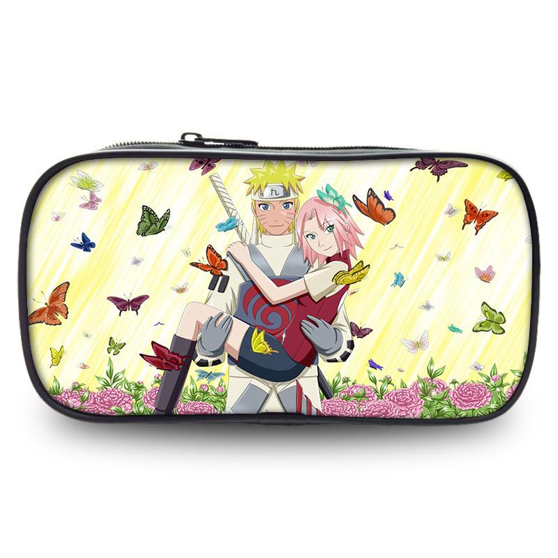 Naruto Anime Character Print Single Layer Stationery Storage Bagfor Students