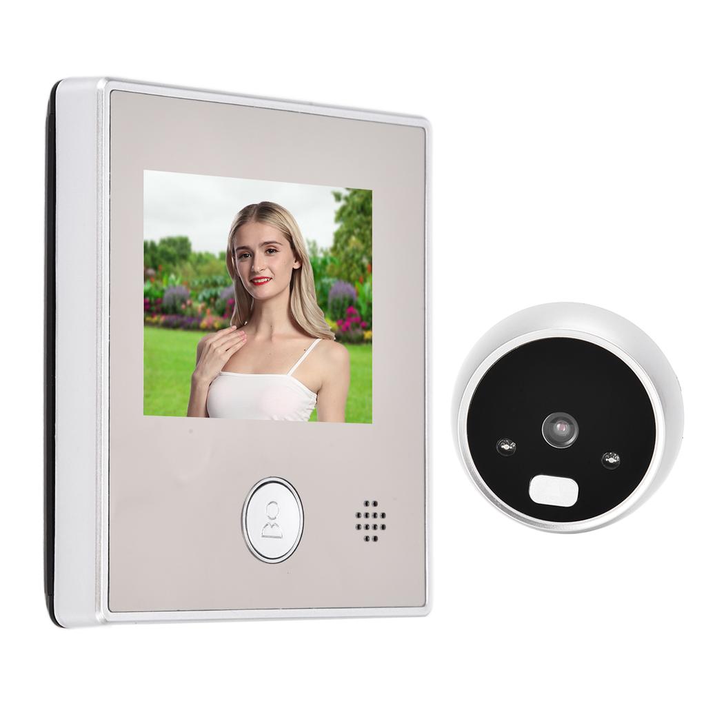 Intelligent Video Doorbell Digital Door Viewer 2.8in TFT LCD Display Infrared Night Vision 135 Degrees