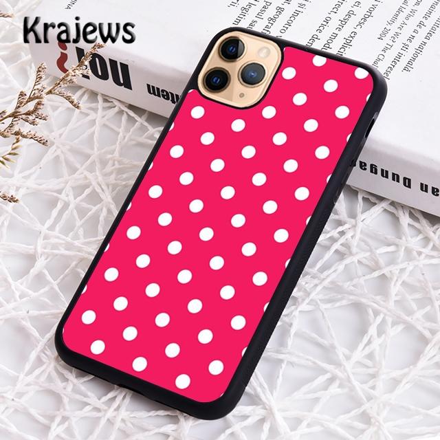 Krajews Чехол-накладка с разноцветным горошком Для iPhone 17 Air 16 15 14 plus 11 12 13 pro max чехол Ракушка Fundas