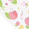 Junk Journal Sticker Decal DIY Decorative Materials Sweet Cute Tulip Flowers Pattern