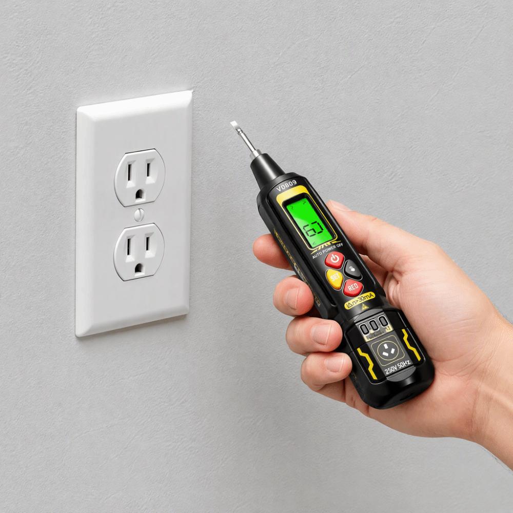 Cross-head Flathead Digital Voltage Tester Non Contact Live Wire Detector Breakpoint Finder