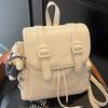 Вместительный повседневный рюкзак женский новый студенческий стиль школьный рюкзак простой кожаный дорожный рюкзак