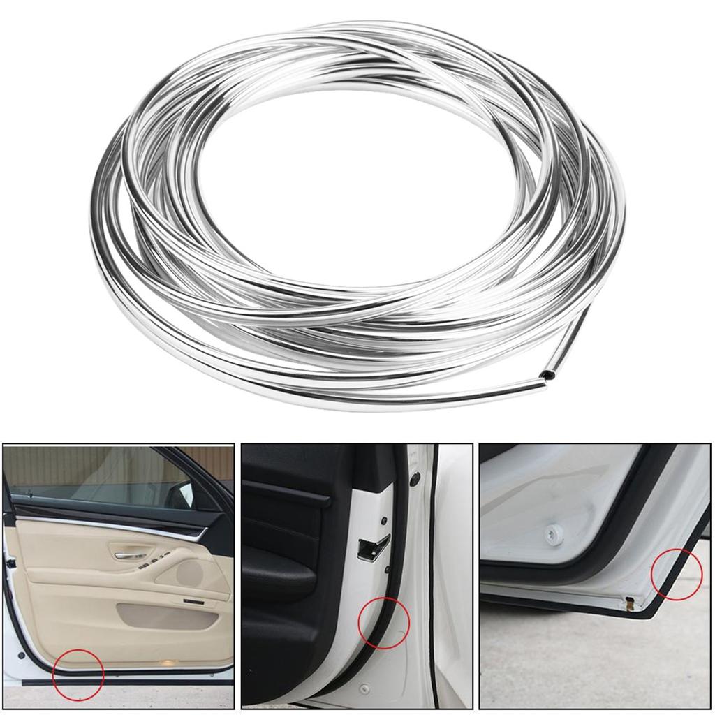 6M Car Door Edge PVC Scratch Protector Strips Car Styling Mouldings Protection Side Doors Moldings Adhesive Scratch Tools