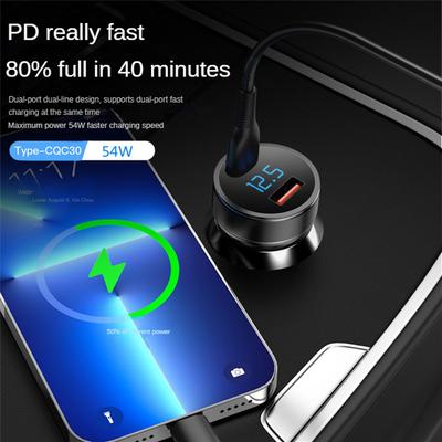 Автомобильное зарядное устройство типа C, быстрое зарядное устройство USB C для Iphone, Samsung, Macbook, автомобильная зарядка, быстрая зарядка 3,0, зарядное устройство для мобильного телефона Pd