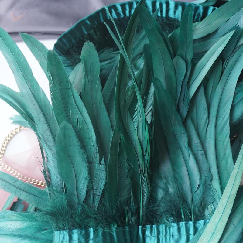 2m Rooster Tail Feather Trim: Costume & Accessory Decoration