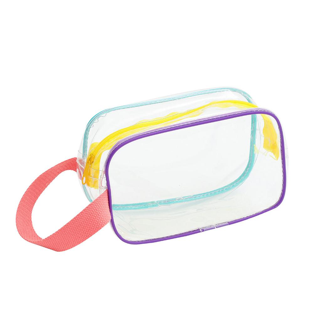 Модная прозрачная косметичка из ПВХ для женщин, косметички на молнии, косметика для случая Tr
