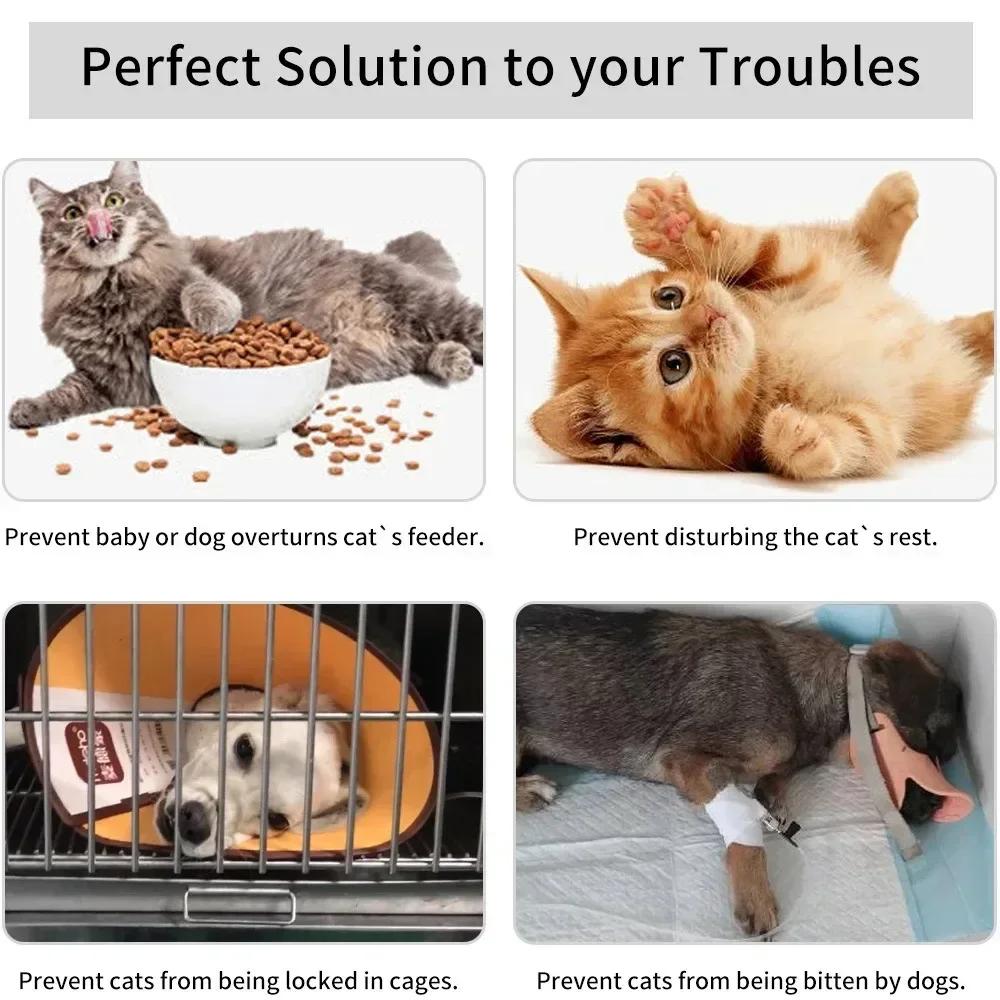 Эластичный держатель для двери для питомца - Защита от сверления для ворот, клеток (1PC)