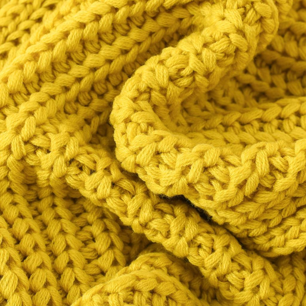 Black Knitted Scarf for Men and Women In Winter Korean Version of Ins Japanese Students Warm Autumn and Winter Scarf