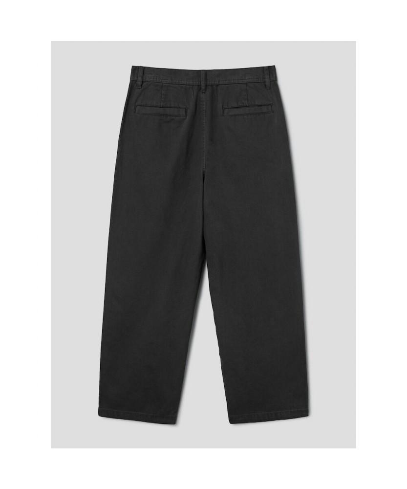 8SECONDS Garment-Dyed Wide Tapered Fit Pants Ash