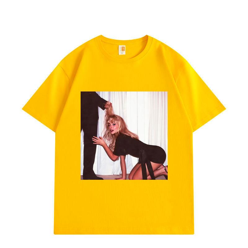 Sabrina Carpenter Man's Best Friend Graphic T Shirts Fashion Hip Hop Short Sleeve T-shirt Men Women Summer Casual Loose T-shirts