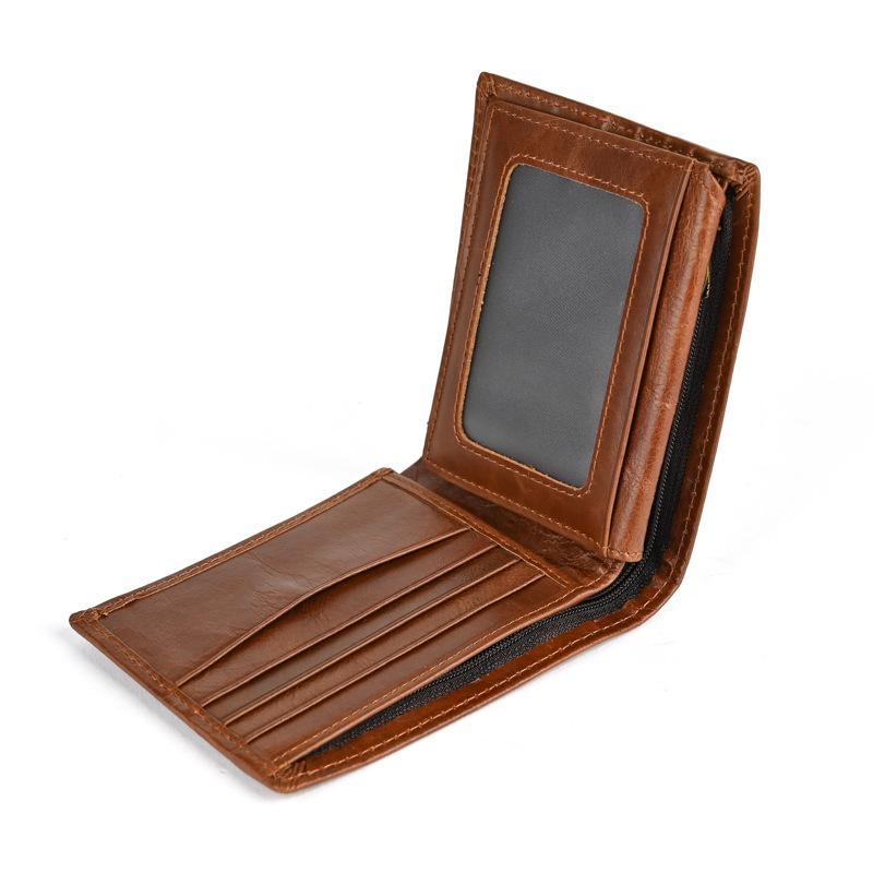 Orta Italian Bifold с окошком для удостоверения личности для мужчин, кожаный кошелек