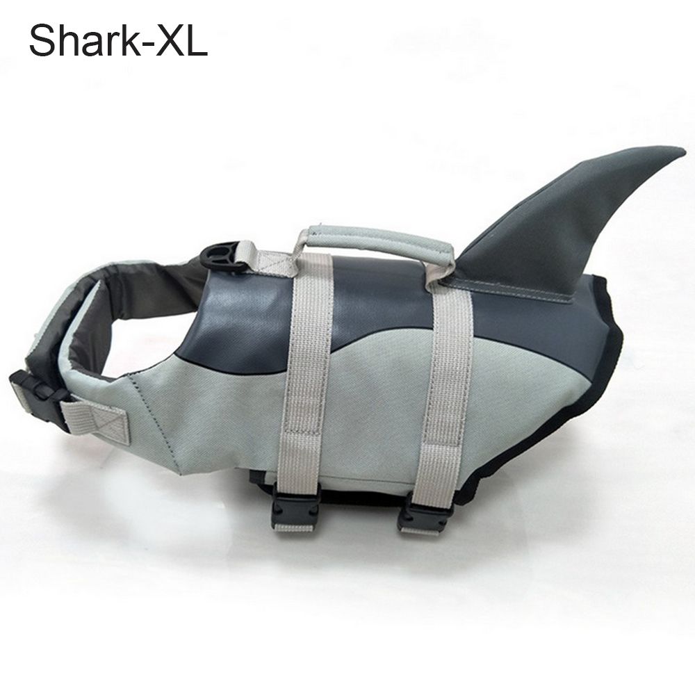 Swimsuit Harness Vest Dog Life Jacket Pet Safety Clothes Mermaid Shark Puppy Surf Saver Coat