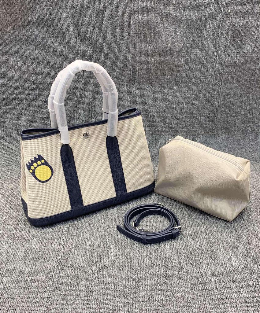 Сумка женская Doodle Garden ручной росписи из лоскутного шитья из коровьей кожи и льна - Сумка, на плечо, через плечо, 2025.