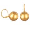 [R3918] - Gold Plated 'Billes' Sleepers - 14 Mm