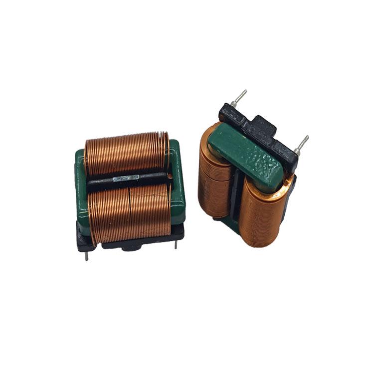 Flat Coil Common Mode Inductor SQ2418, Wire 0.3x1.5mm, Pin 21.5x17mm, 10mH, 5.0A, Horizontal, In Stock
