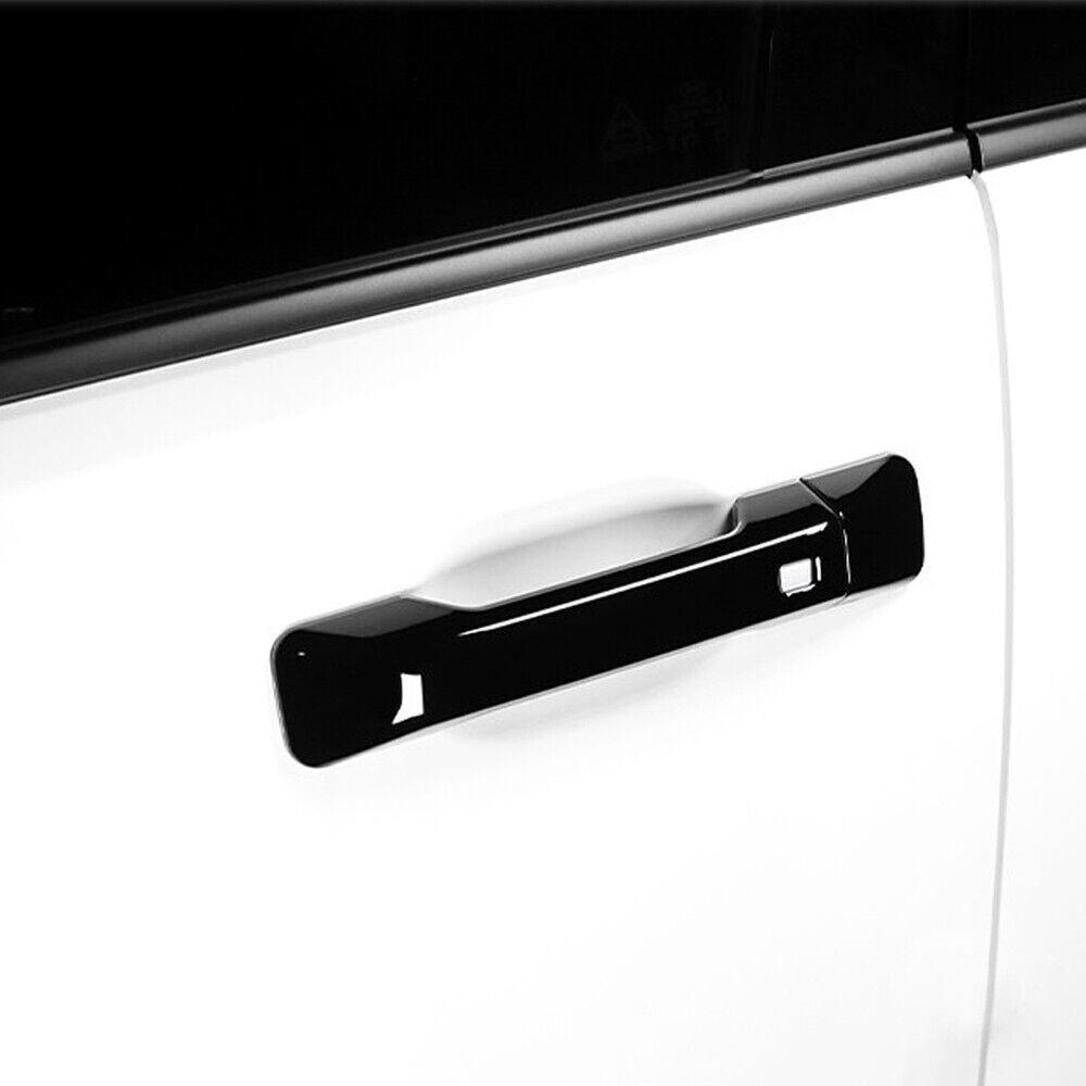 ABS Exterior Door Handle Cover Trim For Hyundai Santa Fe 2024-2025 Gloss Black