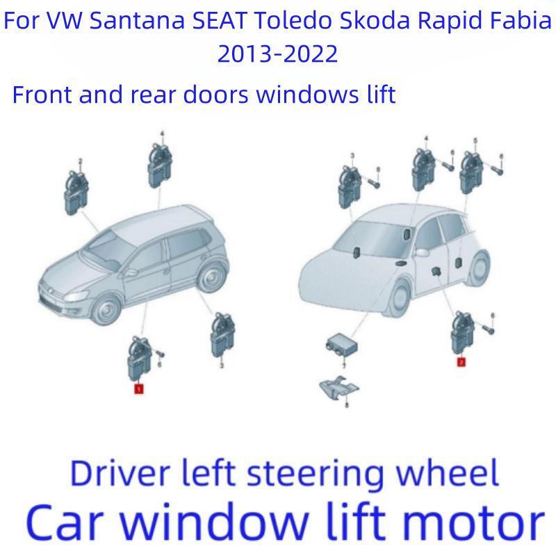 For VW Santana SEAT Toledo Skoda Fabia Rapid Window lift motor 5JA959801H 5JA959812K 5JA959811J 5JA959801J 5JA959811K 5JA959801