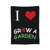 Game Thumb a Green Garden Grow Grow a Garden Knitted Blankets Velvet Lightweight Thin Throw Blanket for Airplane Travel Bed Rug
