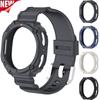 ТПУ Чехол+Ремешок Для Samsung Galaxy Watch 8 40 44мм Спортивный Ремешок Противоударный Чехол Для Galaxy 8 44 40мм Браслет для Смарт-часов Корпус