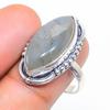 Labradorite Handmade 925 Sterling Silver Jewelry Ring Size 8 e3B49