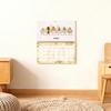 Cute Little Birdies Wall Calendar 2026 Illustrated Monthly Art Calendar Home Office Decor with Large Grids