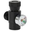 CO2 Cylinder Refill Adapter Connector CGA320 // TR21-4 ASA 3000psi Pressure Gauge Black