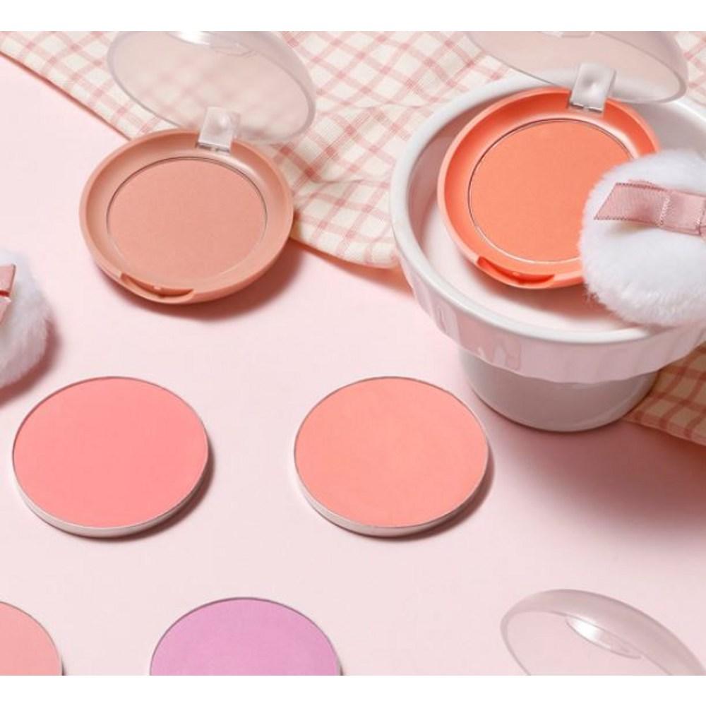 Etude New Lovely Cookie Blusher 4.5g, RD301 Red Grapefruit Pudding, 1 Piece